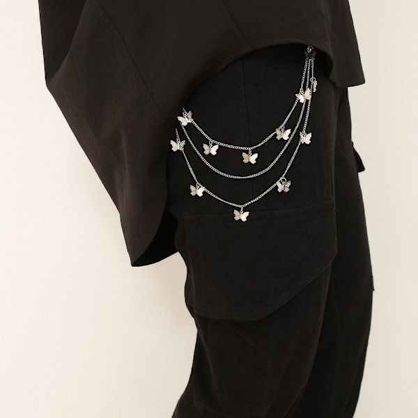 Midja Chain Byxor Chain GULD STYLE1