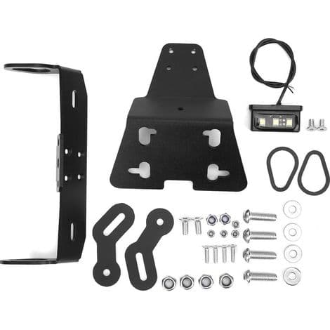 Kort nummerpladeholder med LED-belysning til Yamaha XJ6N / XJ6 Diversion
