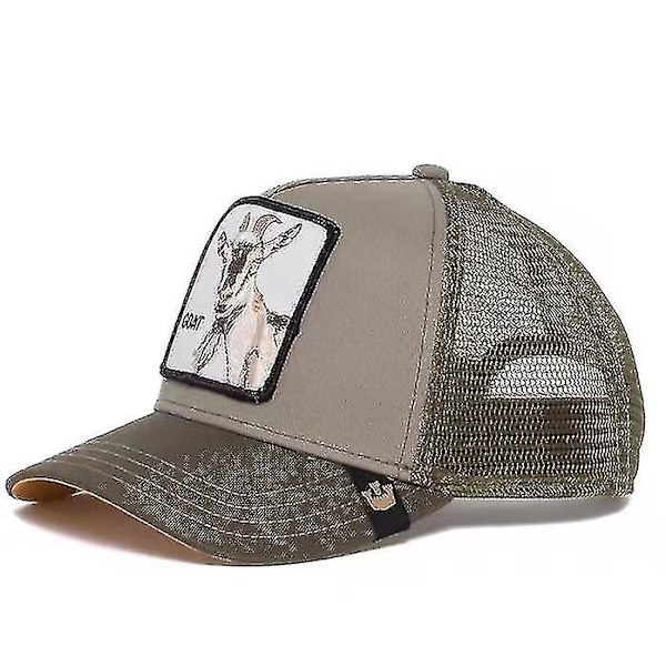 Panther Mesh Cap Djur Farm Trucker Baseball Cap Pappa Hatt Snapback Wolf Tiger Outdoor Beast Paradise Toucan