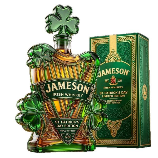 Jameson St. Patrick's Day Limited Edition Harpaformad Irländsk Whisky