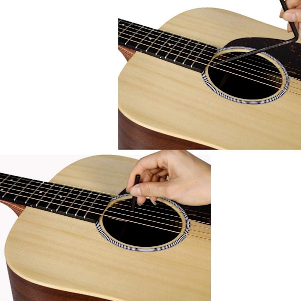 2-pack Allen-nyckel kuljustering dragstång för gitarr