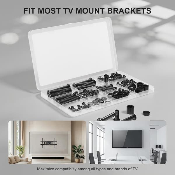 Universal TV-monteringshårdvarusats, M4, M5, M6, M8 skruvar (UVSP)