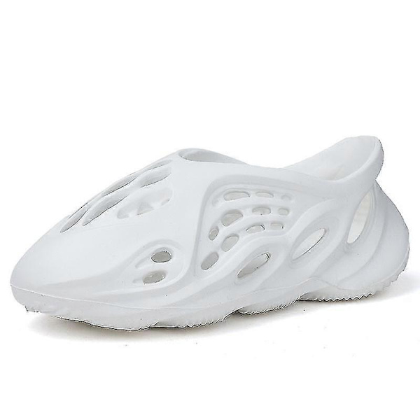 Trendiga & Bekväma Foam Slides För Barn Vuxen - Lätta, Snabbtorkande & Halkfria Tofflor För Utomhuslek! White 40-41
