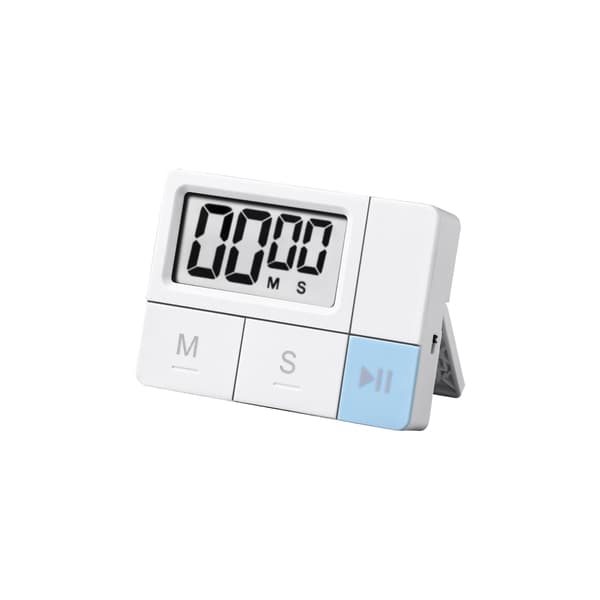 Digital køkkentimer, LCD nedtællings- og optællingstimer med stort display, magnetisk stativ til madlavning, studie, træning og kontor