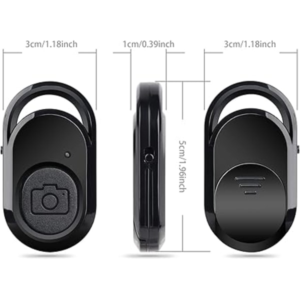 Bluetooth-fjärrutlösare med en knapp