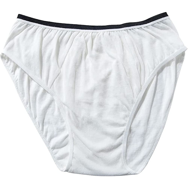 Althee 20-pack herr engångsunderkläder i bomull, trosor, bärbara kalsonger för resor, fitness, hotell, spa, S-2xl Style2 L