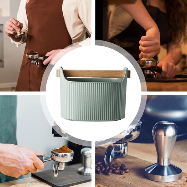 Kaffegrumsspand - Ubesværet kaffeaffaldsbeholder, alsidig kaffegrumsbeholder | Problemfri grumsaffald espresso stor kaffespand