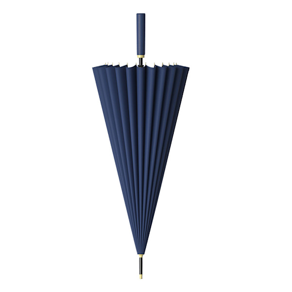 24-bens paraply automatiskt paraply, vindtätt och vattentätt, Navy blue