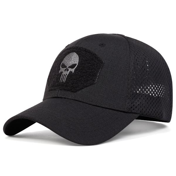 Militära fans utomhus kamouflage baseball nät cap Specialstyrkor taktisk kamouflage cap Skalle visir Cap gray