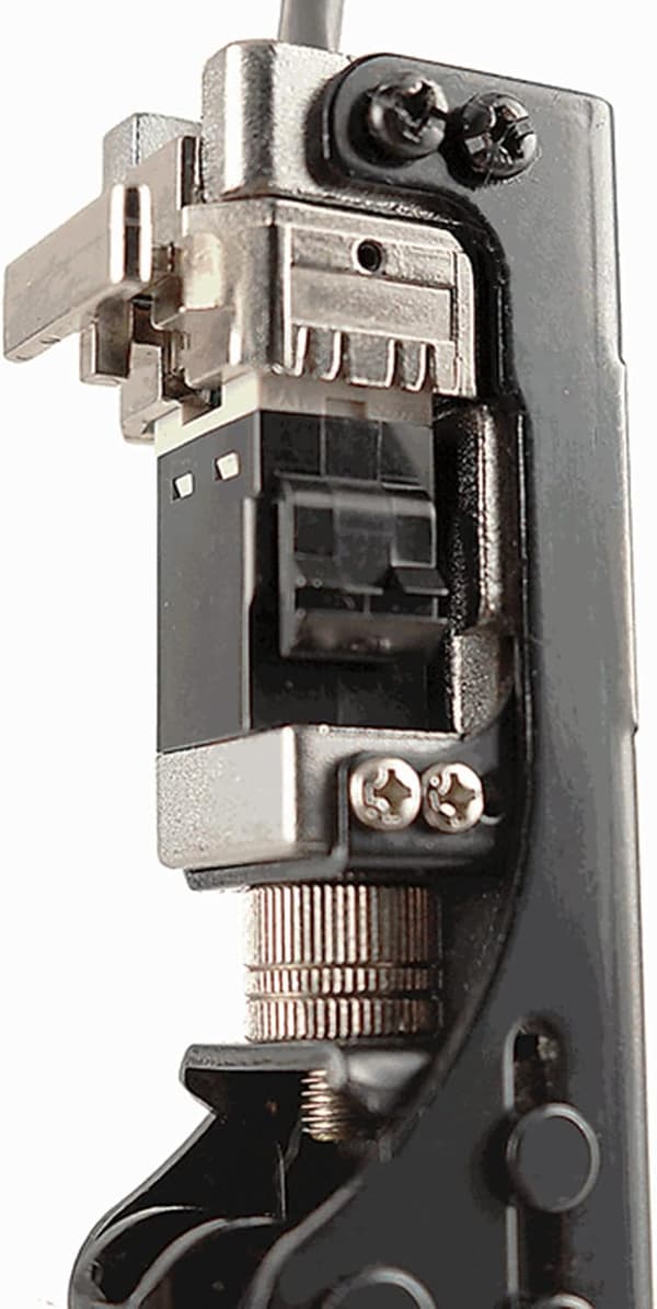 180 graders Keystone Jack Punch Down Tool (passer kun til specifikke AMP 110 Series 8 Position Jacks), CAT5/5e og CAT6/6A adapter hurtig termineringstang,