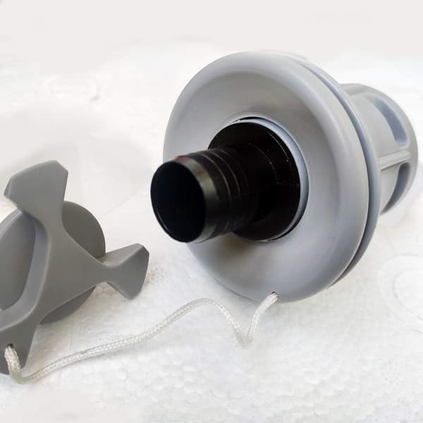 Oppustelig bådfodpumpe Halkey-Roberts HR slangeadapter H-R ventiladapter