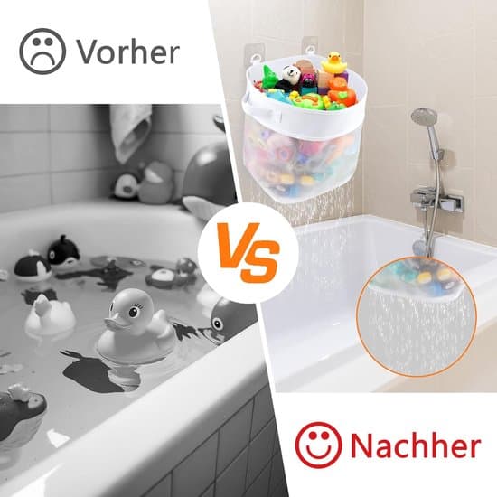 Badelegetøjsopbevaringsnet – Netpose med 16-liters kapacitet – Moderne og minimalistisk design – Til familier – Opbevaringspose – Neutral