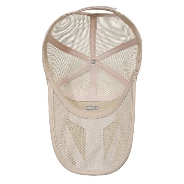 Full Mesh Baseball Cap Unisex Quick Dry Running Hat Lätt sporthatt khaki