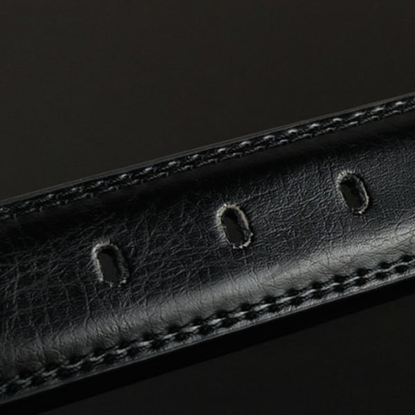 Bälte Herr Bälte Bredd 3,3 cm Pin Spänne Bälte Casual Bälte Svart