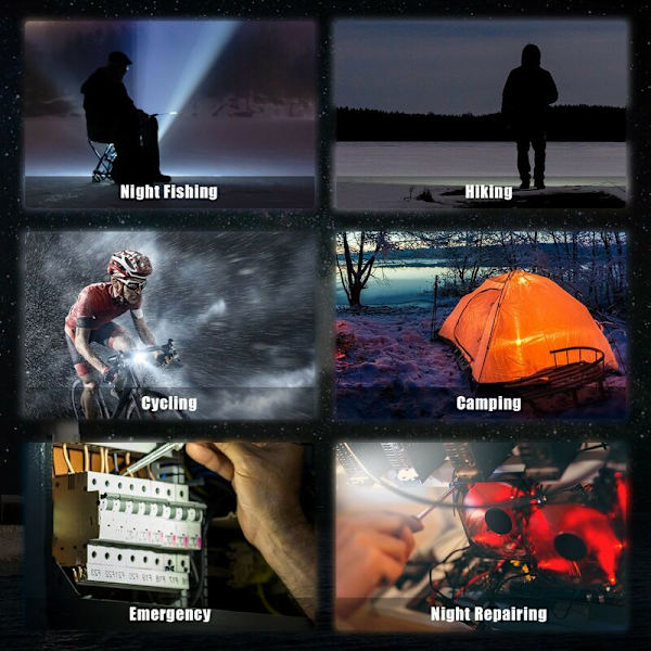 2st Nyckelring Ficklampa Mini LED Ficklampa Liten USB Uppladdningsbar Bärbar Arbetslampa 4 ljuslägen, hopfällbart stativ Camping Flasköppnare-HARRY