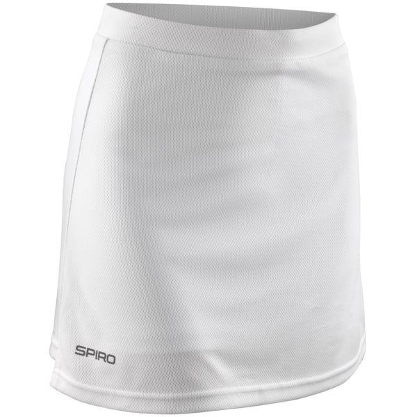 Spiro Dam/Dam Vindtät Quick Dry Sports Skort  Vit White L