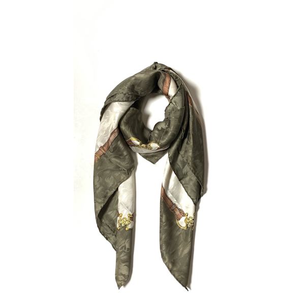 SidenScarf av 100% siden grön green