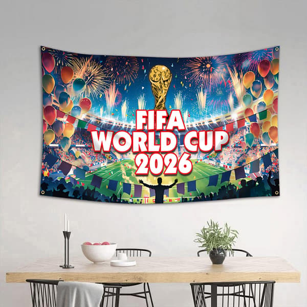 VM 2026 - 1: Hængende Flagbanner