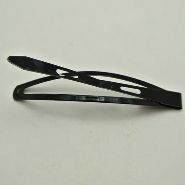 20 x Store Sorte Metal Hårspænder Barrettes 78mm DIY