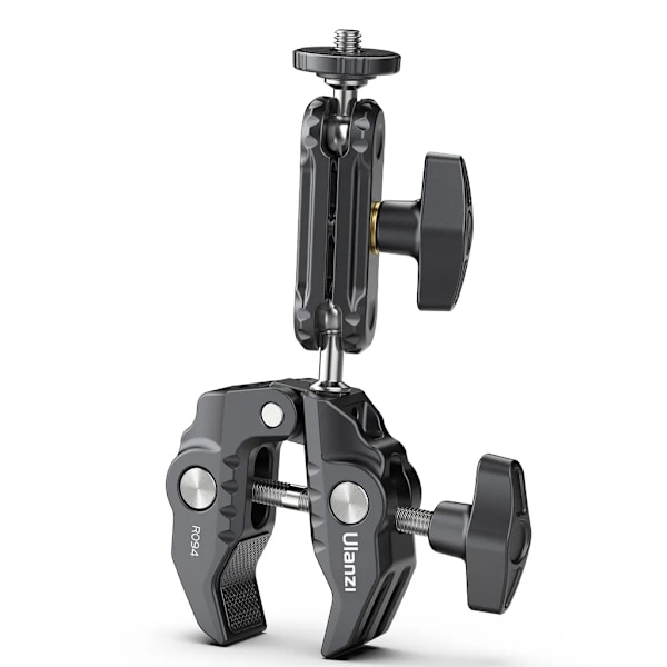 Mångsidig Super Clamp Ball Mount Clamp Dubbel 360° Roterande Kula