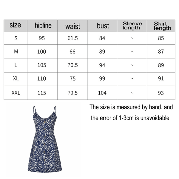 Dam sommar Casual Polka Dot Flowy midiklänningar 2 L