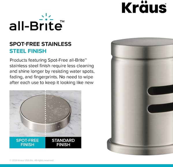 Opvaskemaskine luftgab i pletfri All-Brite™ rustfrit stål, KAG-1SFS
