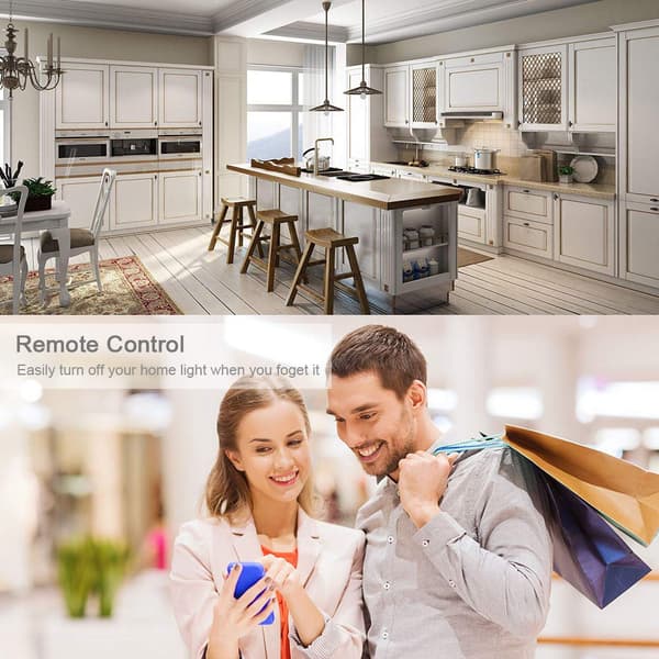 Smartplugguttak kompatibel med Alexa, Google Assistant, app- og stemmestyring, ZigBee-hub kreves, EU (16A)