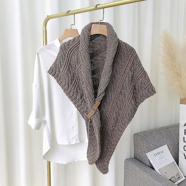 Multifunktionell triangelsjal Dark Grey