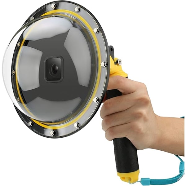 Dome Port för GoPro, 6\" med vattentätt fodral