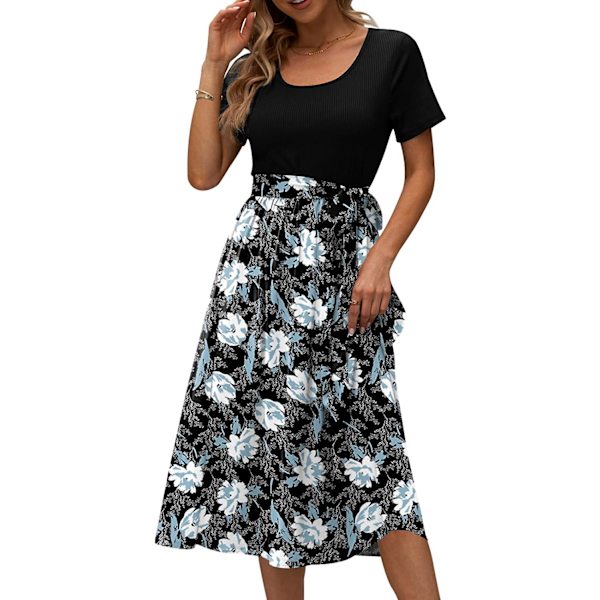 Kortärmade maxiklänningar för kvinnor Figure 7 XL