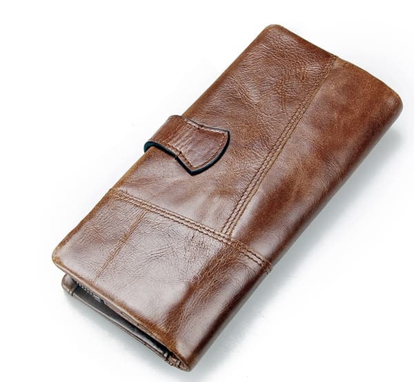 Nytt Märkesdesign Herrplånbok Mode Äkta Läder
