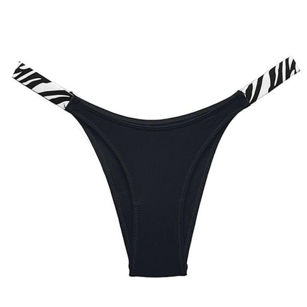 Dam Mid Waist String Sport Trosor Bomull Underkläder String black L