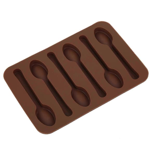 2025 Kage Chokoladeform Non-stick Ske DIY Bageform Værktøj Bageudstyr Køkkentilbehør (Skeform)