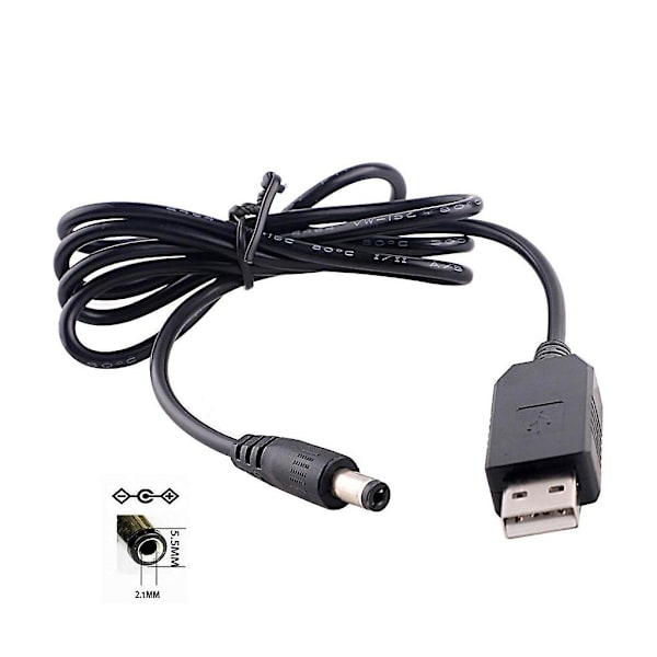 Dc5v till 5/9/12v Usb Power Charging Cord Boost Line Step Up Kabel 5V