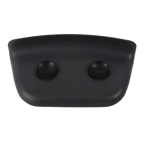 Badkudde - 4 Sugkoppar - Ergonomisk Hemma Spa Huvudstöd Black