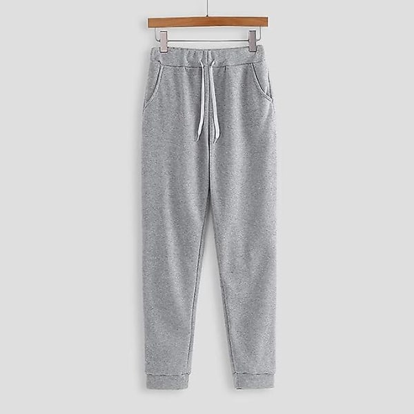 Mode Loungeset för kvinnor Modekläder 2-delad sweatsuit Långärmad tröja Långbyxor grey 2XL