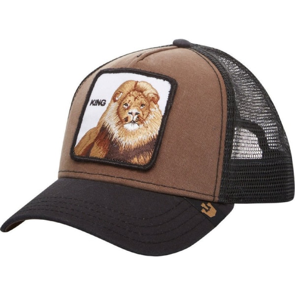 Mesh Djurbroderi Hat Snapback Hat Lion KING lion king