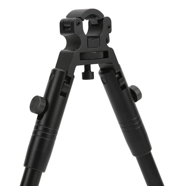 Skydebipod i aluminiumslegering, justerbar hurtigudløserbipod med forbindelse til udendørs brug