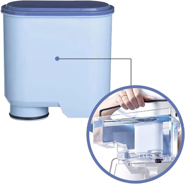 CA6903 (2-pakning) Helautomatisk kaffemaskin vannfilter-kaffe kokosnøttskall aktivert karbon kaffemaskin filterpatron-anti-kalkfilter