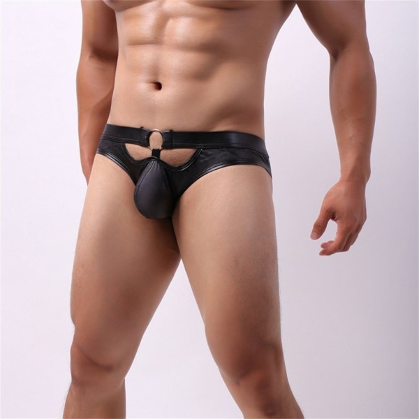 Trosor män lacktrosor mini stringtrosor, sexiga underkläder