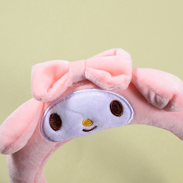 My Melody My Melody Kuromi Kawaii Plysch Doll Face Wash Pannband Pink