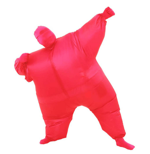 Halloween Uppblåsbar Helkroppsdräkt red