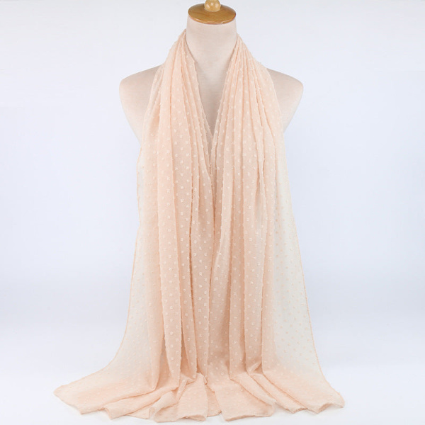 Scarfsjal för kvinnor 2022 Scarf flockande tjock chiffong Xueya