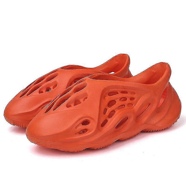 Trendiga & Bekväma Foam Slides För Barn Vuxen - Lätta, Snabbtorkande & Halkfria Tofflor För Utomhuslek! Orange 40-41