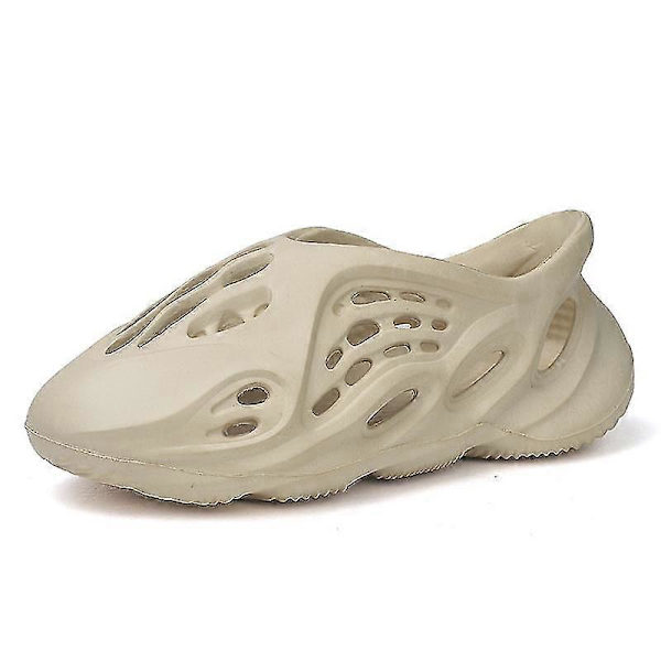 Trendiga & Bekväma Foam Slides För Barn Vuxen - Lätta, Snabbtorkande & Halkfria Tofflor För Utomhuslek! Khaki 28-29