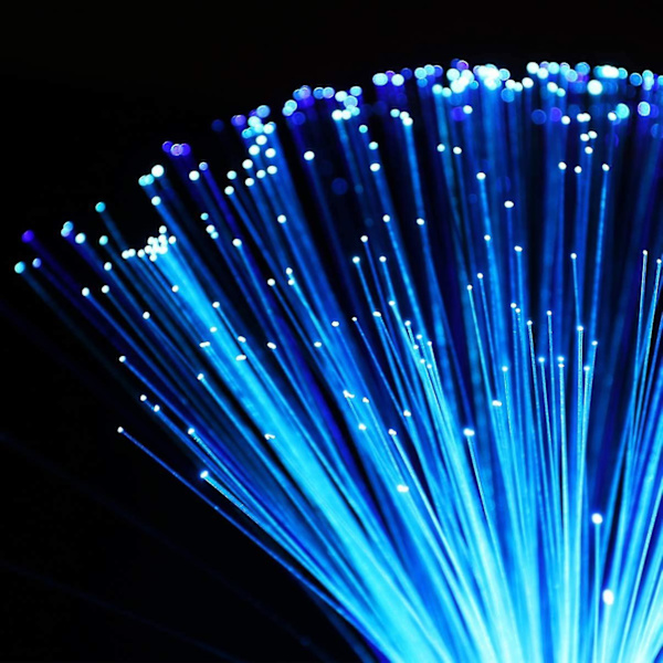 Färgskiftande fiberoptisk ljus, batteridriven isfiberoptisk humörnyhet Lampor Led Fiberlampa till jul