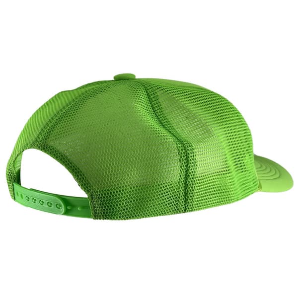 Gravity Threads Smile Face Brodery Justerbar Trucker Hat - Camo classic-neongreen