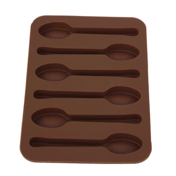 2025 Kage Chokoladeform Non-stick Ske DIY Bageform Værktøj Bageudstyr Køkkentilbehør (Skeform)