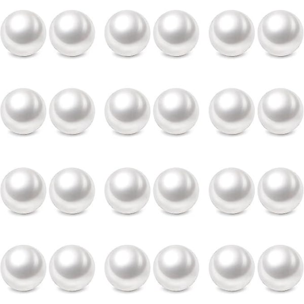 Charisma Pärlörhängen Kirurgiskt stål Pärlörhängen Set För Kvinnor Flickor Faux Pearl Örhängen Pack 8mm