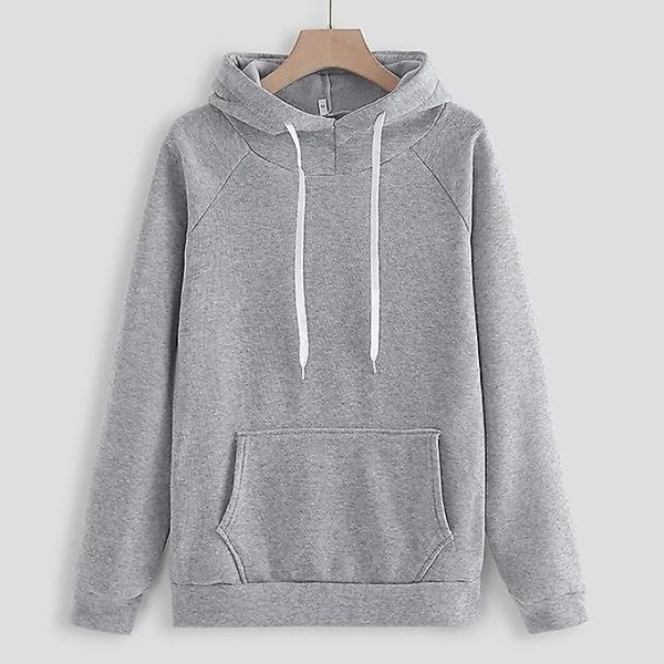 Mode Loungeset för kvinnor Modekläder 2-delad sweatsuit Långärmad tröja Långbyxor grey 2XL